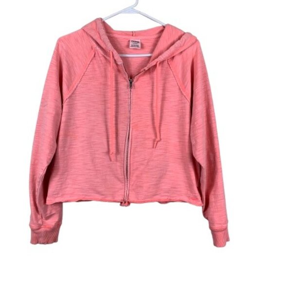 PINK Summer Lounge Cotton 2-pc Hoodie and Pants Set - Size Medium Jacket, XL Pan - Picture 3 of 14